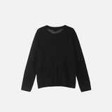 Back view of the Vampire Girl Graphic Print Sweater in a gray background