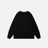 Butterfly and Spider Graphic Sweatshirt