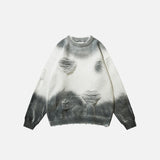 Ice Cream Distressed Knitted Sweater