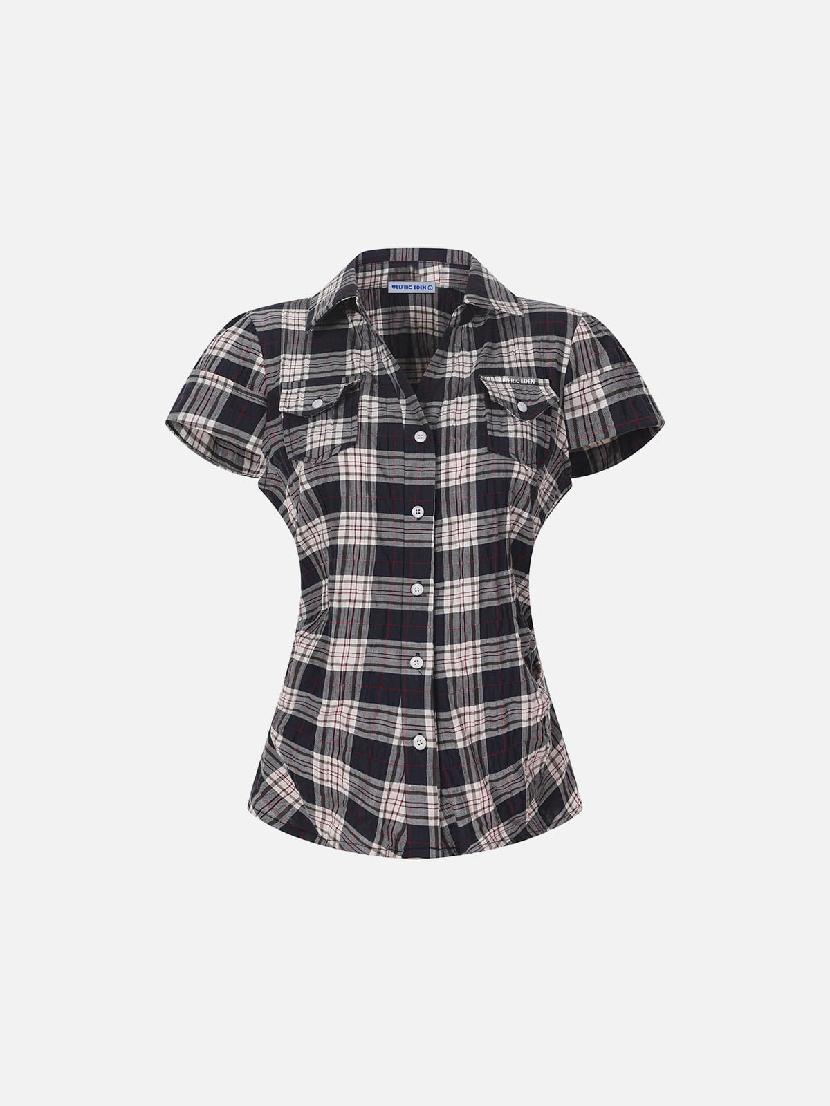 Plaid Short Sleeve Shirt