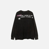 High Street Butterfly Washed Sweatshirt