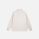 Vintage Letter Print Gothic Shirt