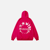 Punk Gothic Anime Print Hoodie