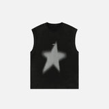 Y2K Faded Star Oversized T-shirt