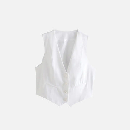 Summer Polyester Women's Vest