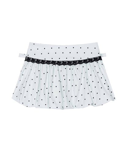 Polka Dot Mini Skirt