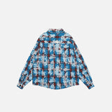 Y2K Star Embroidery Zip-up Jacket