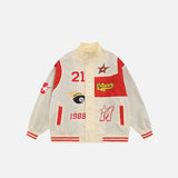 Y2K Retro Embroidered Zip-up Jacket