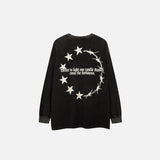 Vintage Cartoon Cats Oversized Sweatshirt