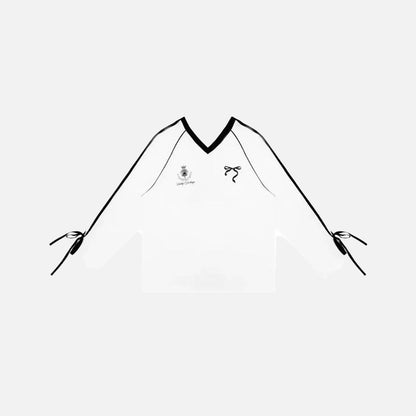 Sweet Oversized Graphic V-Neck Sweatshirts