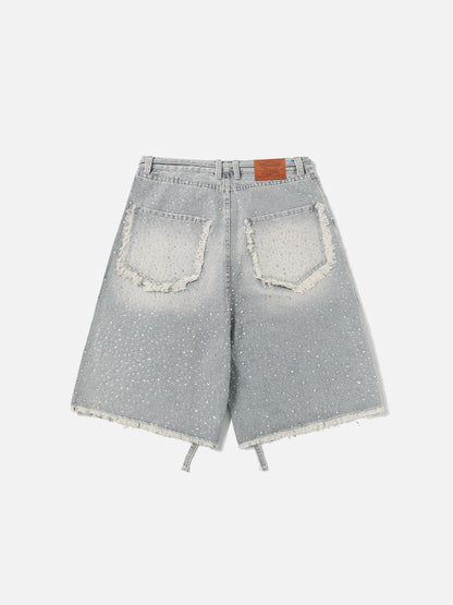 Rhinestone Jorts