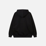 Washed Letter Print Hoodie