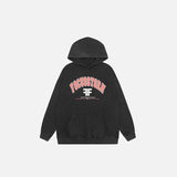 Focus Letter Embroidery Hoodie
