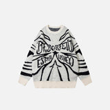 Vintage Pointed Star Loose Sweater