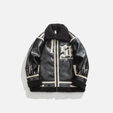 Heating Fur Leather Jacket