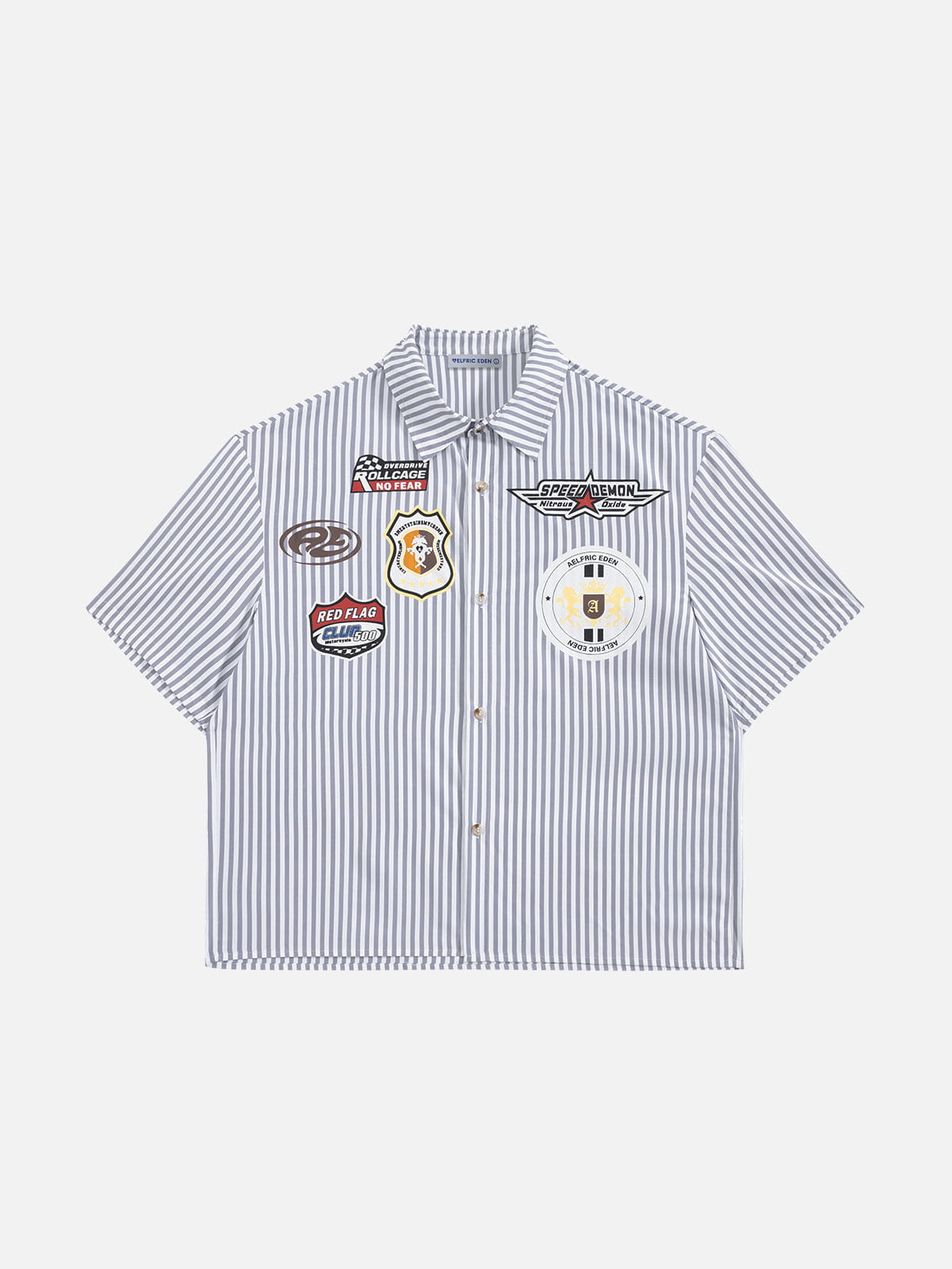 Boxy Racing Patch Short Sleeve Shirt