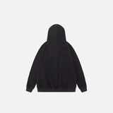 Letter Print Men Graphic Loose Hoodie
