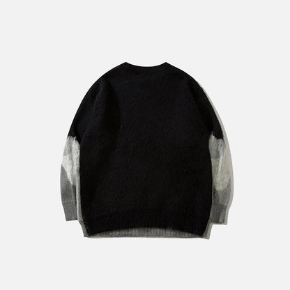 Starry Cats Knitted Sweater