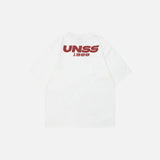 American Style Contrast Letter Print T-Shirt