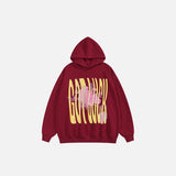 Got Luck Letter Print Hoodie