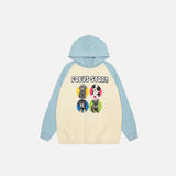 Star Dogs Graphic Print Hoodie