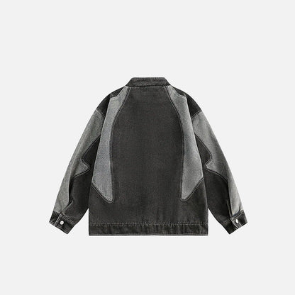 Racing Motorcycle Denim Jacket