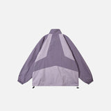 Splicing Color Windbreaker Jacket