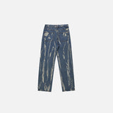 Hipster Tie-dye Denim Pants