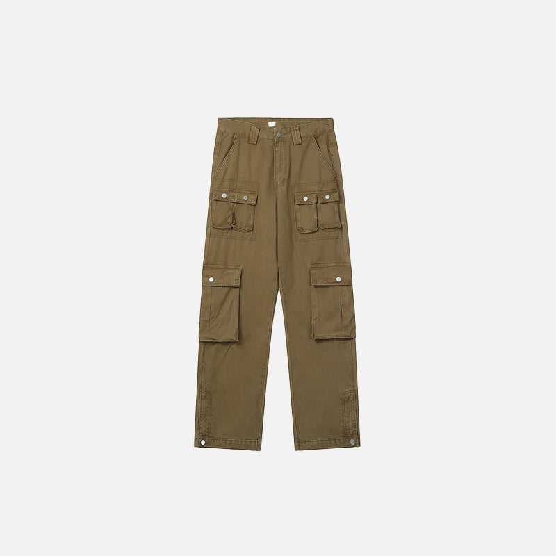 Denim Cargo Pants