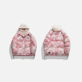 Tie Dye Fuzzy Jacket