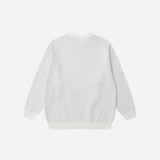 Y2K Knitted Graphic Sweater
