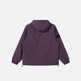 Multi Pockets Irregular Zip-up Hoodie