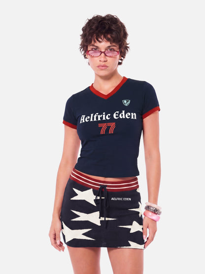 Star Knit Tube Top