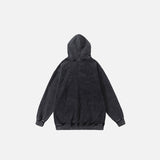 Black Burning Skeleton Hoodie
