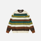 Striped Colorful Oversized Sweater