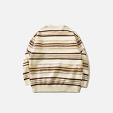 Oversized Stripped Knitted Sweater