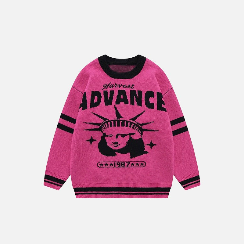 Statue Of Liberty Vintage Sweater