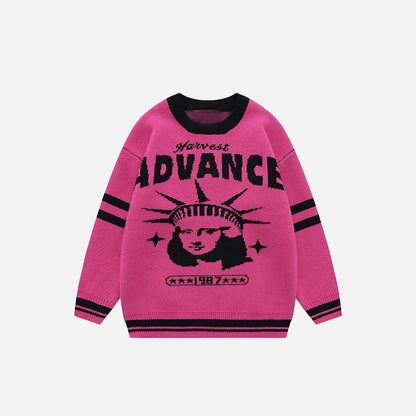 Statue Of Liberty Vintage Sweater