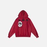 Vintage Washed Eyes Graphic Hoodie