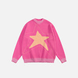Star Print Sweater