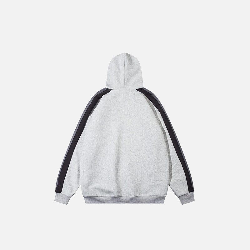Striped Oversized Hoodie
