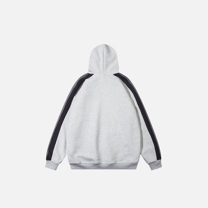 Striped Oversized Hoodie