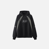Color Contrast Oversized Hoodie