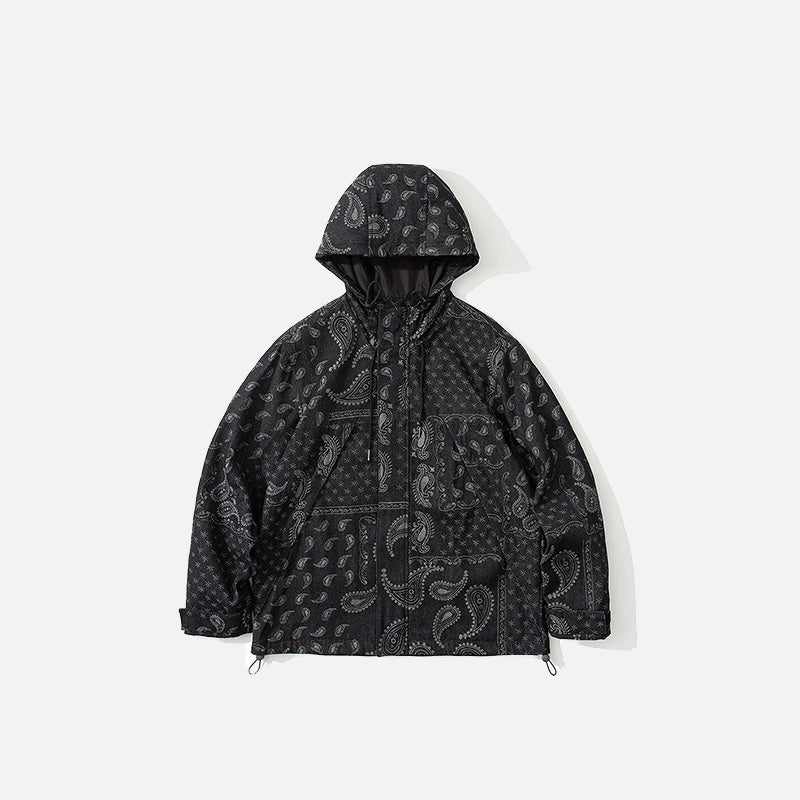 Plaid Loose Windbreaker Jacket