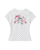 Sweet Polka Dot Graphic Tee