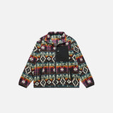 Ethnic Printing Sherpa Jacket