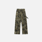 Jungle Print Cargo Pants