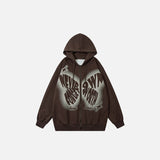 Butterfly Zip-up Hoodie