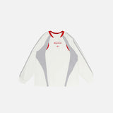 Front view of the gray Vintage Breeze Sport T-shirt in a gray background