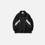 American Retro Japan Colorblock Baseball Jacket